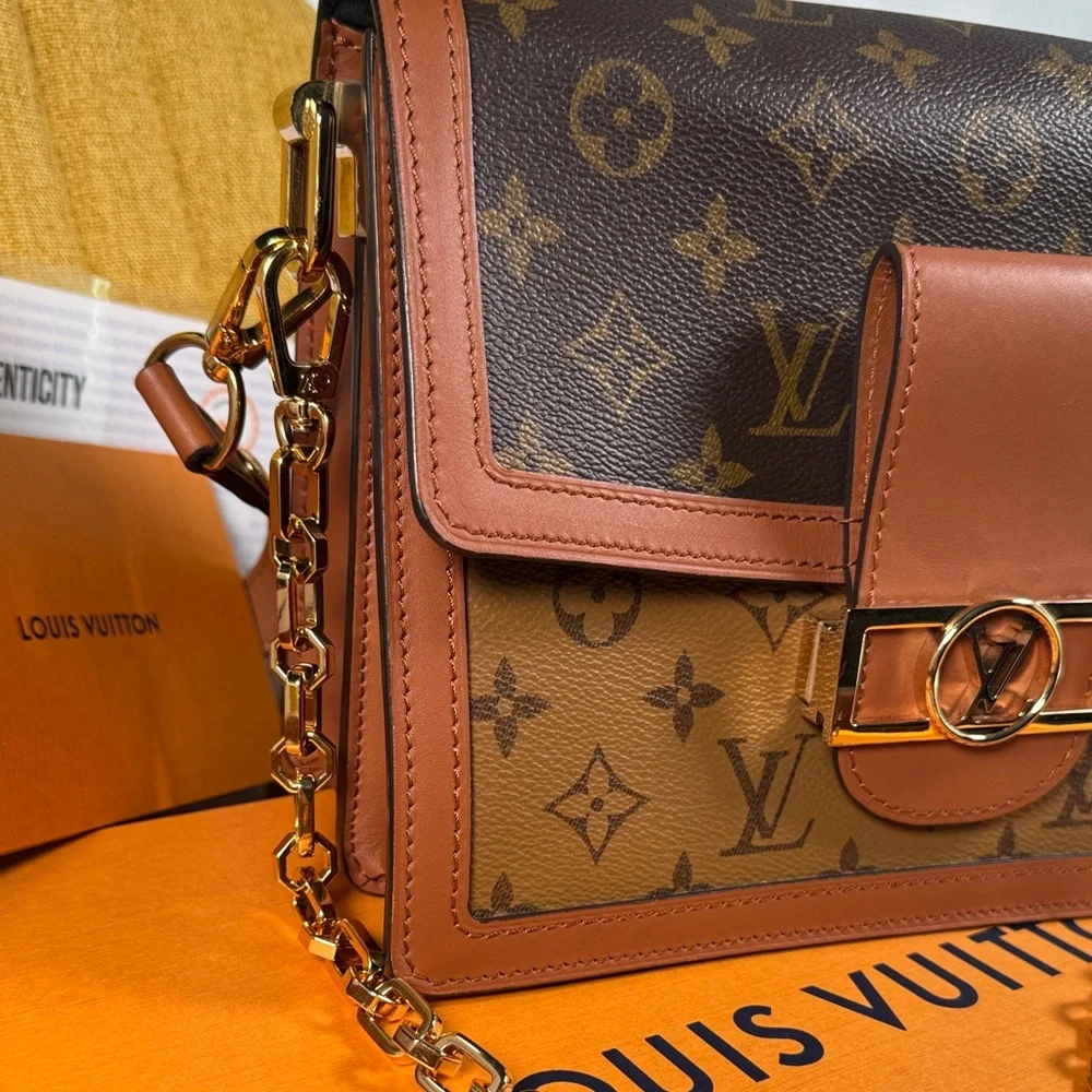 Louis Vuitton Brown Monogram Shoulder Bag - Picture 9 of 16